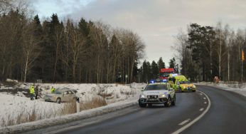 Polisinsats vid Sundbybergs station stoppar tågtrafiken